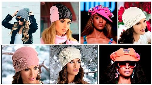 Модные головные уборы для женщин
