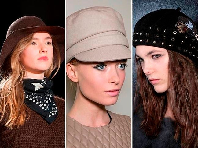 Осенние женские шапки: модные решения из коллекций 2016-2017