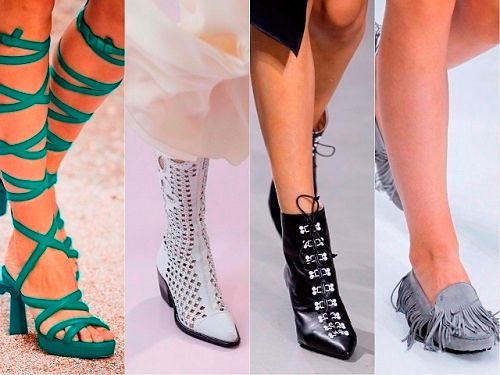 Модные тенденции Весна-Лето 2018 обувь: фото
