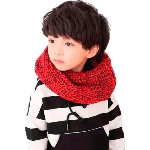 Детские шарфы осень-зима 2018-2019 для мальчиков, фото