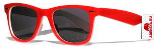 Очки Wayfarer
красные