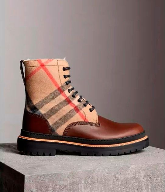 Фото №1: Ботинки от Burberry из коллекции Men's Boots