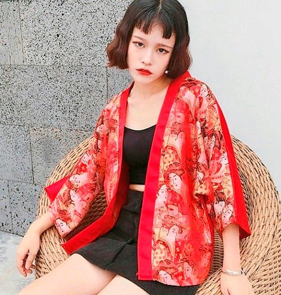 Фото №11: Пальто кимоно 2019.